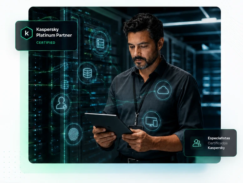 Especialista Microhard em data center com soluções Kaspersky
